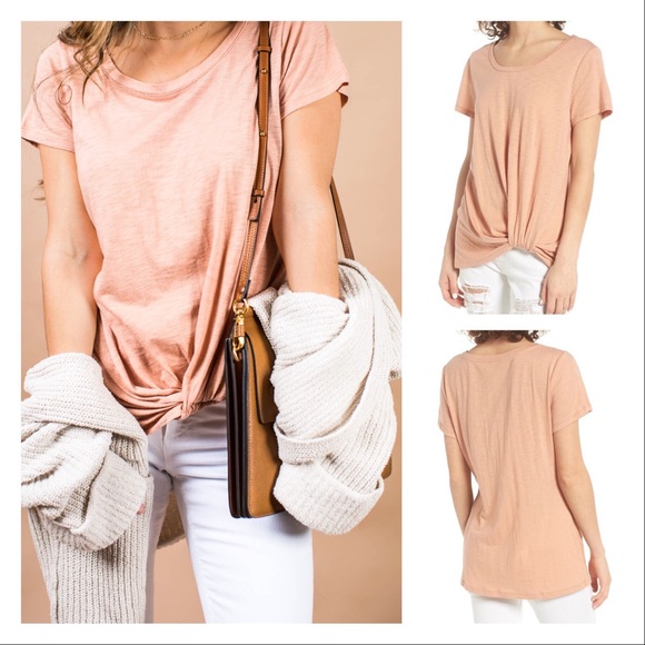 bp Tops - B. P. Tunic Top Twist Knot Blush NWT Nordstrom